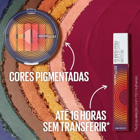 Batom Líquido Super Stay Maybelline - Matte Ink Music Collection