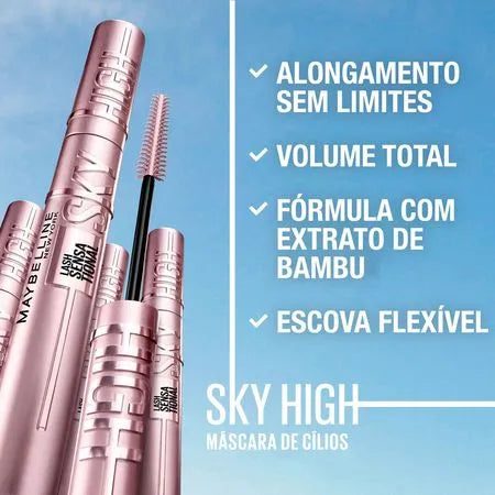 Máscara de Cílios Maybelline NY Lash Sensational Sky High À Prova D'Água