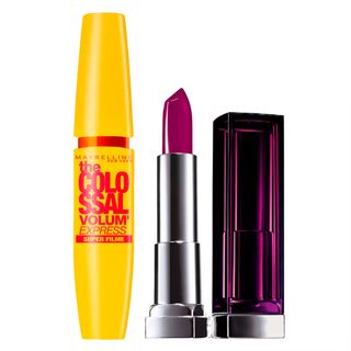 Maybelline Color Sensational + Colossal Express Kit - Batom + Máscara